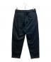 doublet (ダブレット) SILK CHINO WIDE TAPERED TROUSERS ネイビー サイズ:Ｍ：8000円