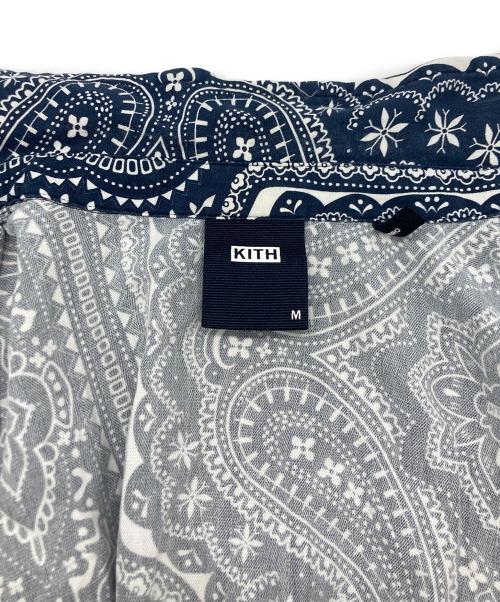 KITH（キス）KITH (キス) オープンカラーペイズリーシャツ ネイビー サイズ:SIZE Mの古着・服飾アイテム