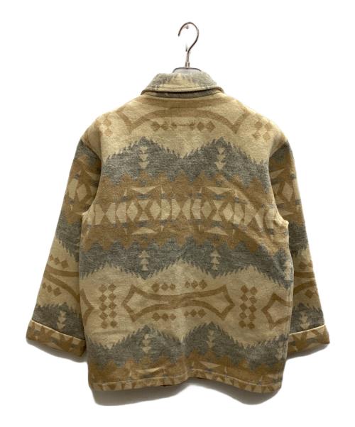 LAUREN RALPH LAUREN（ローレンラルフローレン）LAUREN RALPH LAUREN (ローレンラルフローレン) ネイティブジャケット ベージュ サイズ:PMの古着・服飾アイテム