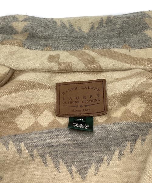LAUREN RALPH LAUREN（ローレンラルフローレン）LAUREN RALPH LAUREN (ローレンラルフローレン) ネイティブジャケット ベージュ サイズ:PMの古着・服飾アイテム