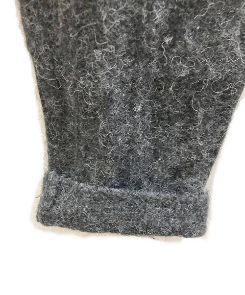 AURALEE（オーラリー）AURALEE (オーラリー) BABY ALPACA WIDE RIB KNIT PANTS ブラック サイズ:1の古着・服飾アイテム