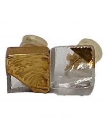 bororo（ボロロ）の古着「ストーンピアス」｜ゴールド