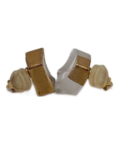 bororo（ボロロ）BORORO (ボロロ) ストーンピアス ゴールド サイズ:-の古着・服飾アイテム