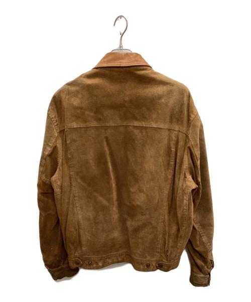 ERIKSONS（エリクソンズ）ERIKSONS (エリクソンズ) レザージャケット ブラウン サイズ:-の古着・服飾アイテム