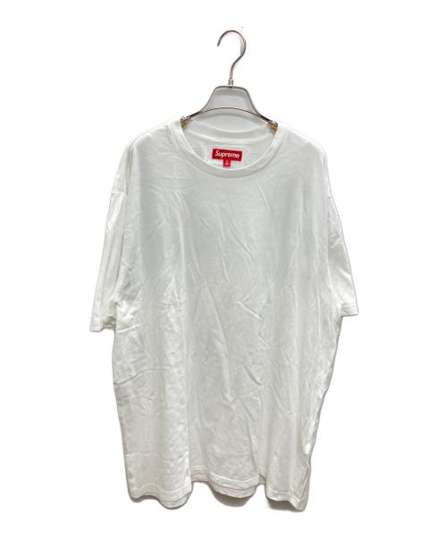 SUPREME（シュプリーム）Supreme (シュプリーム) Cracked Arc S/S Top グリーン×ホワイト サイズ:XLの古着・服飾アイテム