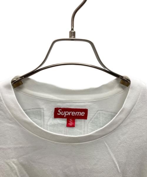 SUPREME（シュプリーム）Supreme (シュプリーム) Cracked Arc S/S Top グリーン×ホワイト サイズ:XLの古着・服飾アイテム