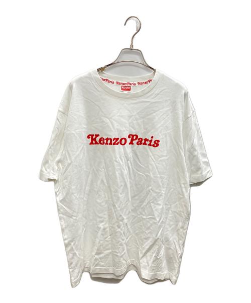 KENZO（ケンゾー）KENZO (ケンゾー) VERDY COLLECTION OVERSIZE TSHIRT ホワイト サイズ:Lの古着・服飾アイテム