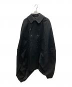 COMME des GARCONSコムデギャルソン）の古着「メルトンポンチョ」｜ブラック