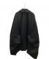 COMME des GARCONS (コムデギャルソン) メルトンポンチョ ブラック サイズ:S：30000円