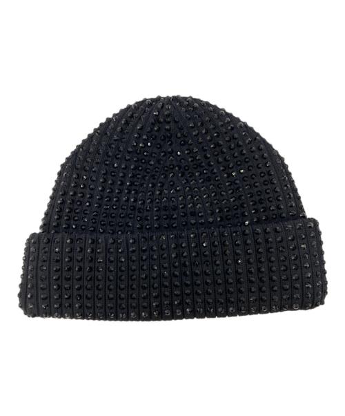 ALEXANDER WANG（アレキサンダー・ワン）ALEXANDER WANG (アレキサンダー・ワン) ラインストーンビーニー ブラック サイズ:52cmの古着・服飾アイテム