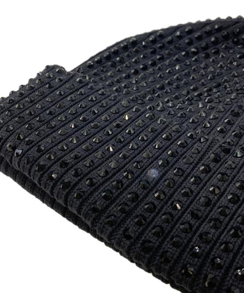 ALEXANDER WANG（アレキサンダー・ワン）ALEXANDER WANG (アレキサンダー・ワン) ラインストーンビーニー ブラック サイズ:52cmの古着・服飾アイテム