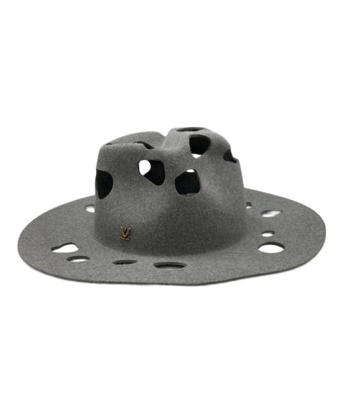 LOUIS VUITTON（ルイ ヴィトン）LOUIS VUITTON (ルイ ヴィトン) virgil abloh チーズハット グレー サイズ:実寸サイズをご参照下さい。の古着・服飾アイテム