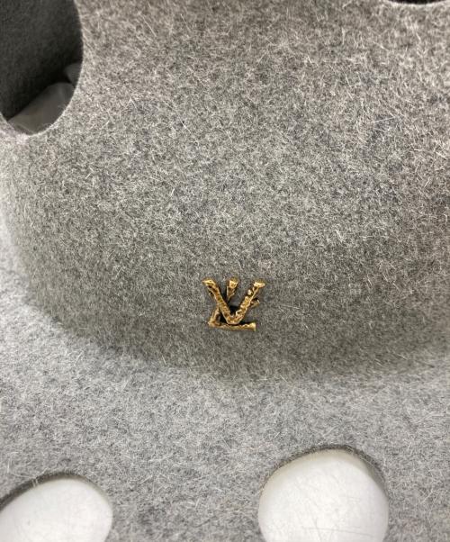 LOUIS VUITTON（ルイ ヴィトン）LOUIS VUITTON (ルイ ヴィトン) virgil abloh チーズハット グレー サイズ:実寸サイズをご参照下さい。の古着・服飾アイテム