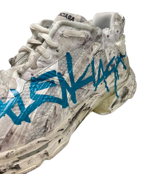 BALENCIAGA（バレンシアガ）BALENCIAGA (バレンシアガ) RUNNER GRAFFITI グレー サイズ:SIZE 44の古着・服飾アイテム