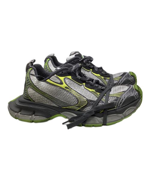 BALENCIAGA（バレンシアガ）BALENCIAGA (バレンシアガ) USED加工3XLスニーカー グリーン×グレー サイズ:43の古着・服飾アイテム