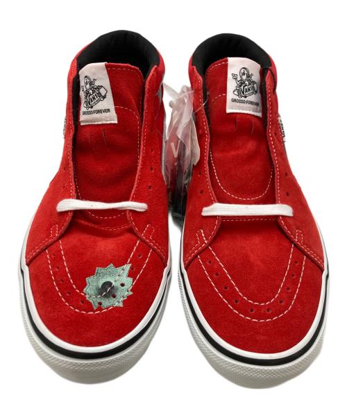 VANS（ヴァンズ）VANS (バンズ) Supreme (シュプリーム) Nate Lowman (ネイト ロウマン) ハイカットコラボスニーカー レッド サイズ:29㎝の古着・服飾アイテム