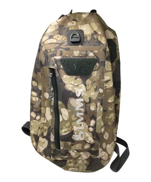 simms（シムスタイル）simms (シムスタイル) カモフラショルダーバッグ カーキの古着・服飾アイテム