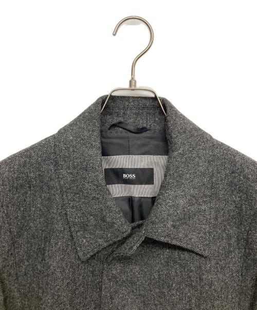 BOSS HUGO BOSS（ボス ヒューゴボス）BOSS HUGO BOSS (ボス ヒューゴボス) ウールチェスターコート グレー サイズ:50の古着・服飾アイテム