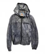 BOSS ORANGEボスオレンジ）の古着「グラデーションフーデッドジャケット」｜グレー