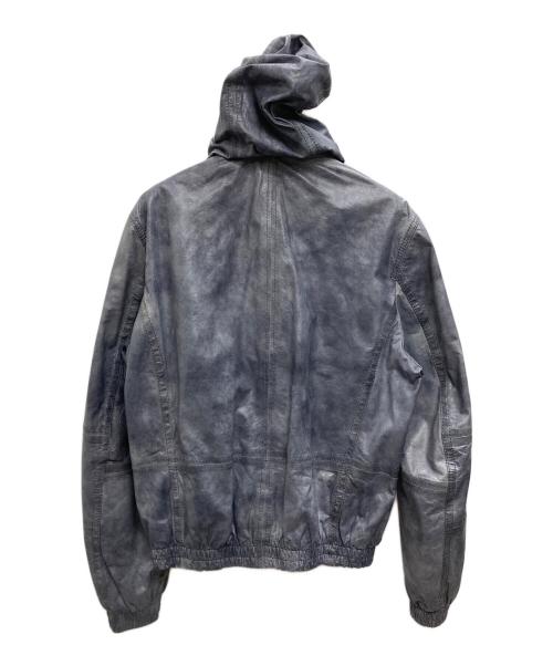 BOSS ORANGE（ボスオレンジ）BOSS Orange (ボスオレンジ) グラデーションフーデッドジャケット グレー サイズ:UK 48の古着・服飾アイテム