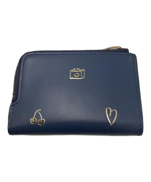 PAUL SMITH（ポールスミス）Paul Smith (ポールスミス) ミックスドゥードゥルキーケース ブルーの古着・服飾アイテム