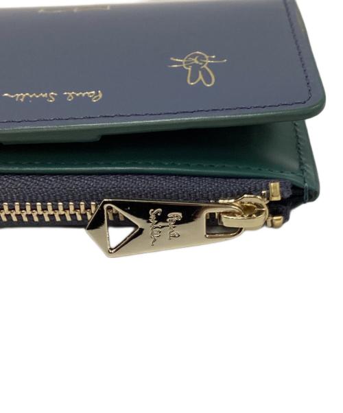 PAUL SMITH（ポールスミス）Paul Smith (ポールスミス) ミックスドゥードゥルキーケース ブルーの古着・服飾アイテム