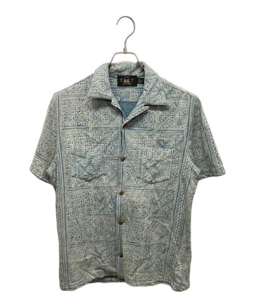 RRL（ダブルアールエル）RRL (ダブルアールエル) 半袖開襟シャツ スカイブルー サイズ:SIZE Sの古着・服飾アイテム