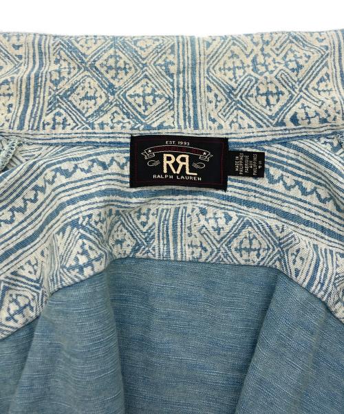 RRL（ダブルアールエル）RRL (ダブルアールエル) 半袖開襟シャツ スカイブルー サイズ:SIZE Sの古着・服飾アイテム