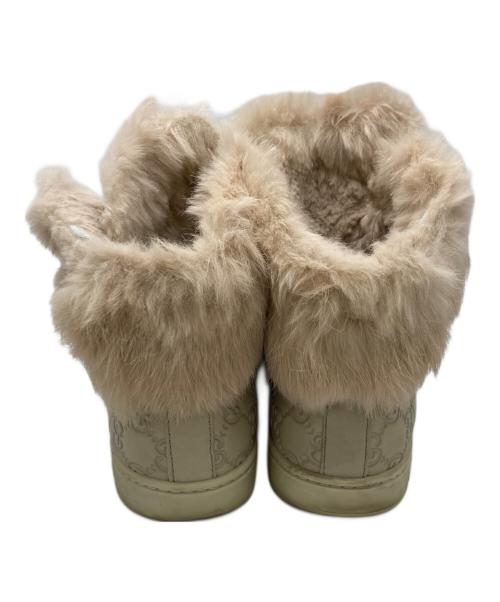 GUCCI（グッチ）GUCCI (グッチ) ハイカットスニーカー アイボリー サイズ:SIZE 37 1/2の古着・服飾アイテム