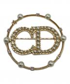 Christian Diorクリスチャン ディオール）の古着「Clair D Luneブローチ」｜ゴールド