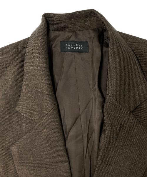 BARNEYS NEWYORK（バーニーズ・ニューヨーク）BARNEYS NEWYORK (バーニーズ・ニューヨーク) オーバーサイズ テーラードジャケット ブラウン サイズ:SIZE Freeの古着・服飾アイテム