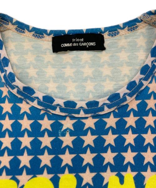 tricot COMME des GARCONS（トリココムデギャルソン）tricot COMME des GARCONS (トリココムデギャルソン) Real Mad Festival tank top. ブルー サイズ:記載なしの古着・服飾アイテム