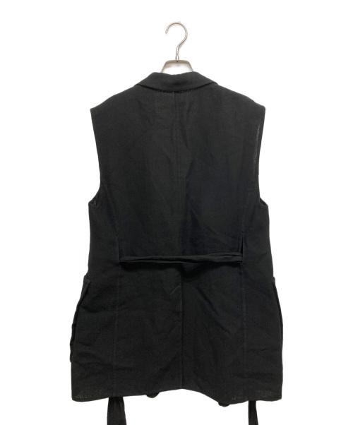 POSTELEGANT（ポステレガント）POSTELEGANT (ポステレガント) ジレ ブラック サイズ:SIZE Mの古着・服飾アイテム