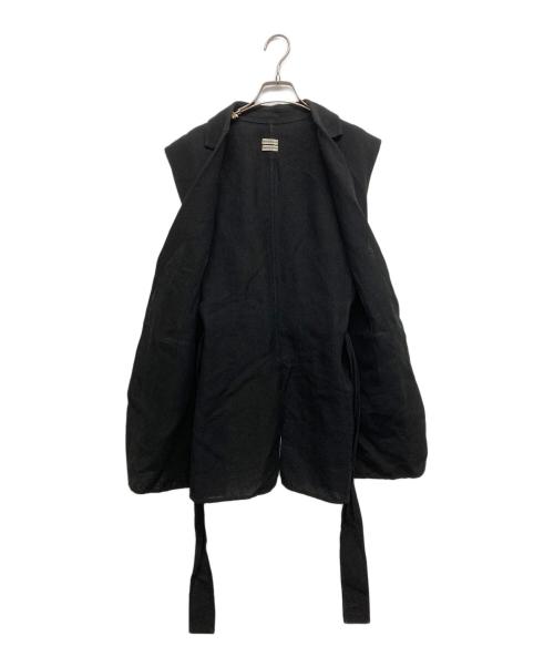 POSTELEGANT（ポステレガント）POSTELEGANT (ポステレガント) ジレ ブラック サイズ:SIZE Mの古着・服飾アイテム