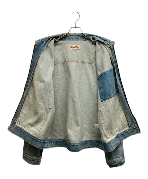 stussy（ステューシー）stussy (ステューシー) ZIP WORK JACKET DENIM/デニムジャケット インディゴ サイズ:SIZE XLの古着・服飾アイテム