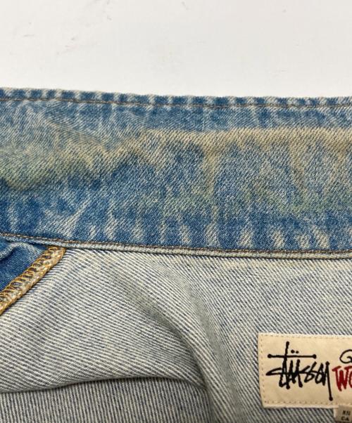 stussy（ステューシー）stussy (ステューシー) ZIP WORK JACKET DENIM/デニムジャケット インディゴ サイズ:SIZE XLの古着・服飾アイテム