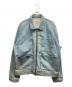 stussy（ステューシー）の古着「ZIP WORK JACKET DENIM/デニムジャケット」｜インディゴ