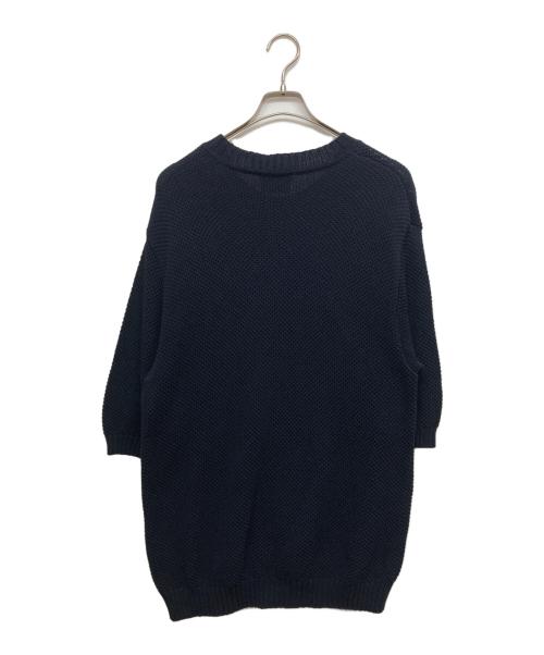 ROYAL MER（ロイヤルマー）ROYAL MER (ロイヤルマー) HUGO-U コットン ミドルゲージ クルーネックニット ネイビー サイズ:SIZE Mの古着・服飾アイテム