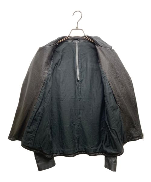 ATTACHMENT（アタッチメント）ATTACHMENT (アタッチメント) レザーライダースジャケット ブラック サイズ:SIZE 3の古着・服飾アイテム