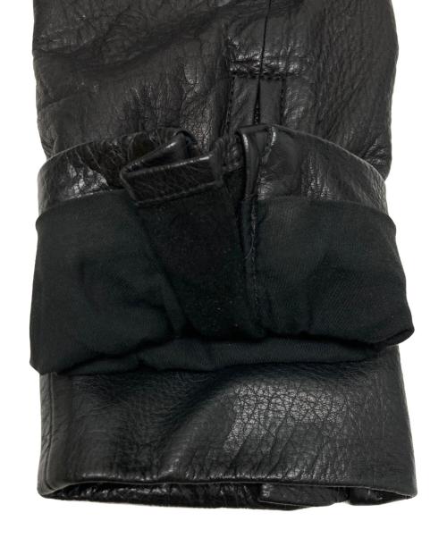 ATTACHMENT（アタッチメント）ATTACHMENT (アタッチメント) レザーライダースジャケット ブラック サイズ:SIZE 3の古着・服飾アイテム