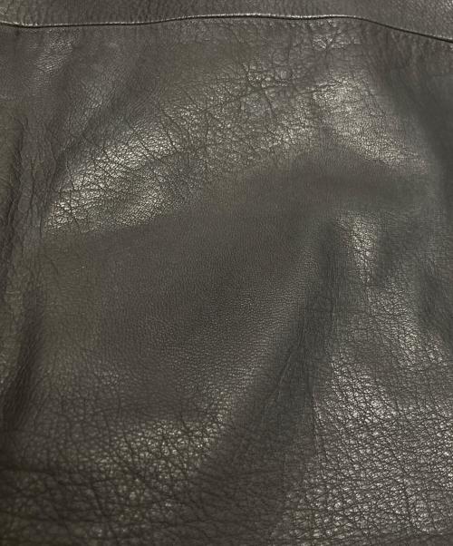 ATTACHMENT（アタッチメント）ATTACHMENT (アタッチメント) レザーライダースジャケット ブラック サイズ:SIZE 3の古着・服飾アイテム