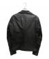 ATTACHMENT (アタッチメント) レザーライダースジャケット ブラック サイズ:SIZE 3：12000円