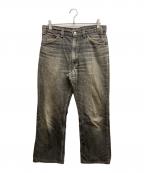 LEVI'Sリーバイス）の古着「90S先染めブーツカットデニムパンツ」｜ブラック