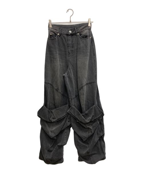 PRANK PROJECT（プランクプロジェクト）PRANK PROJECT (プランクプロジェクト) Faux Boots Denim ブラック サイズ:SIZE 36の古着・服飾アイテム