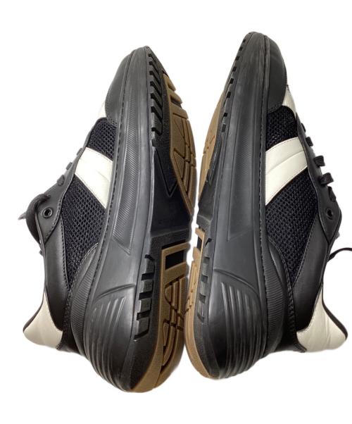 BOTTEGA VENETA（ボッテガベネタ）BOTTEGA VENETA (ボッテガベネタ) LACE-UP SPEEDSTER TRAINERS ブラック×ホワイト サイズ:SIZE 43 1/2の古着・服飾アイテム