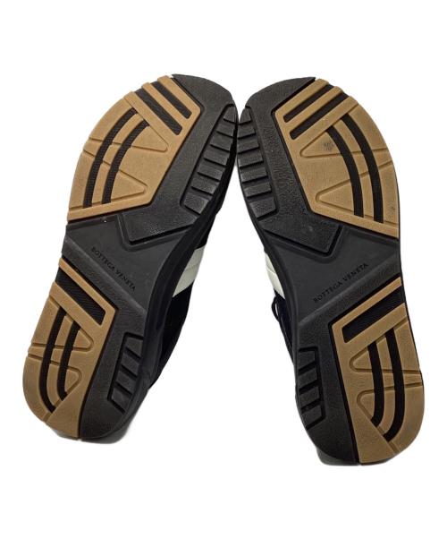 BOTTEGA VENETA（ボッテガベネタ）BOTTEGA VENETA (ボッテガベネタ) LACE-UP SPEEDSTER TRAINERS ブラック×ホワイト サイズ:SIZE 43 1/2の古着・服飾アイテム