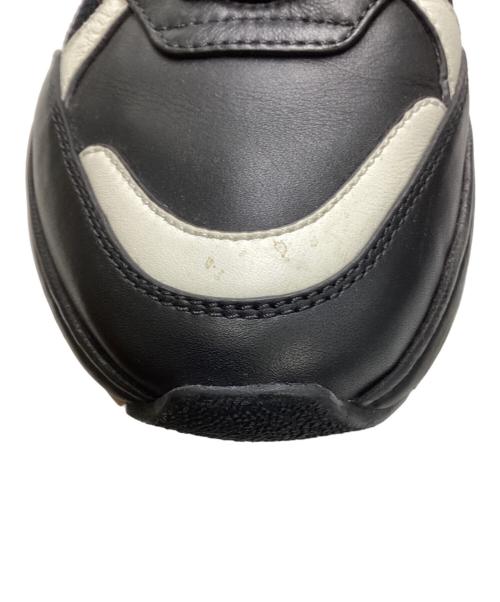 BOTTEGA VENETA（ボッテガベネタ）BOTTEGA VENETA (ボッテガベネタ) LACE-UP SPEEDSTER TRAINERS ブラック×ホワイト サイズ:SIZE 43 1/2の古着・服飾アイテム