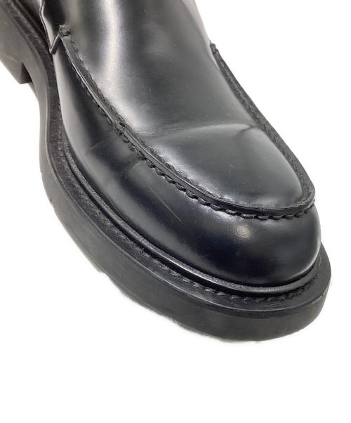BOTTEGA VENETA（ボッテガベネタ）BOTTEGA VENETA (ボッテガベネタ) 厚底レザーローファー ブラック サイズ:SIZE 44の古着・服飾アイテム