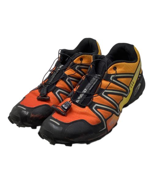 SALOMON（サロモン）SALOMON (サロモン) Speedcross 3 オレンジ×イエロー サイズ:UK10の古着・服飾アイテム