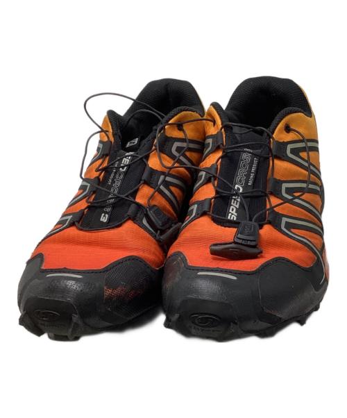 SALOMON（サロモン）SALOMON (サロモン) Speedcross 3 オレンジ×イエロー サイズ:UK10の古着・服飾アイテム